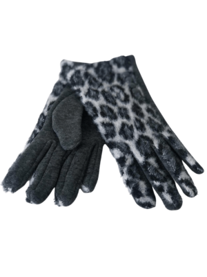 Gloves-panter-grijs