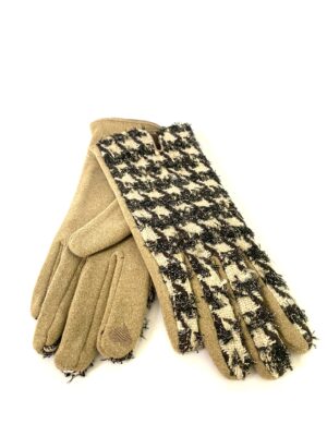 gloves-pattern-beige/black