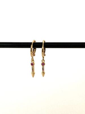 earrings-zirconia-arrow-color
